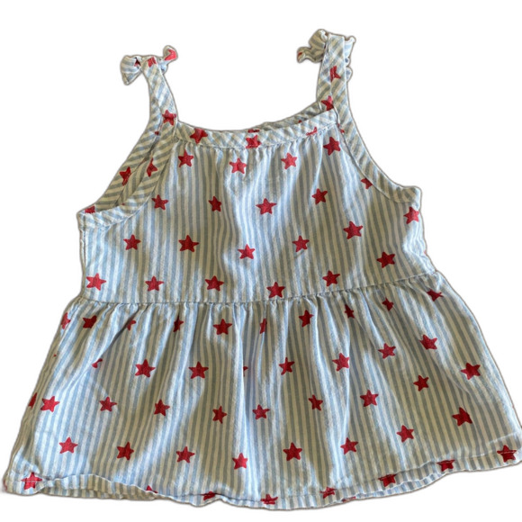 Genuine Kids by OshKosh Stars & Stripes Tank Girls' 12 Months - Picture 2 of 9